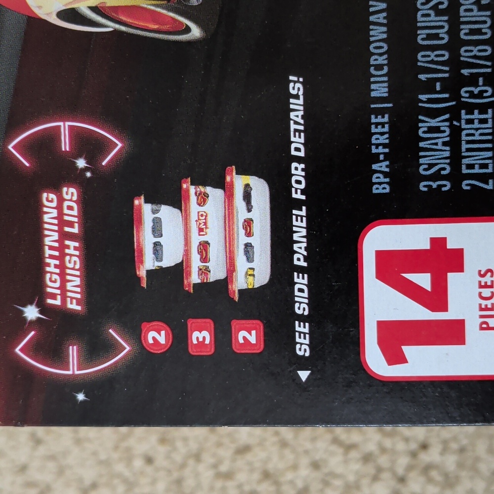 Glad Cars Food Storage Containers with Lids - Picture 7 of 7